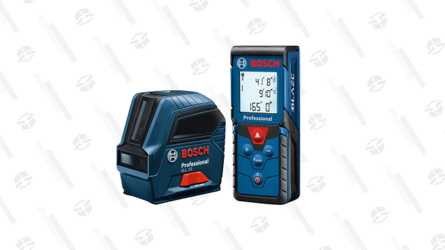 Bosch Blaze Pro Laser Distance Measure | $50 | AmazonBosch Self-Leveling Cross-Line Laser GLL 55 | $100 | Amazon